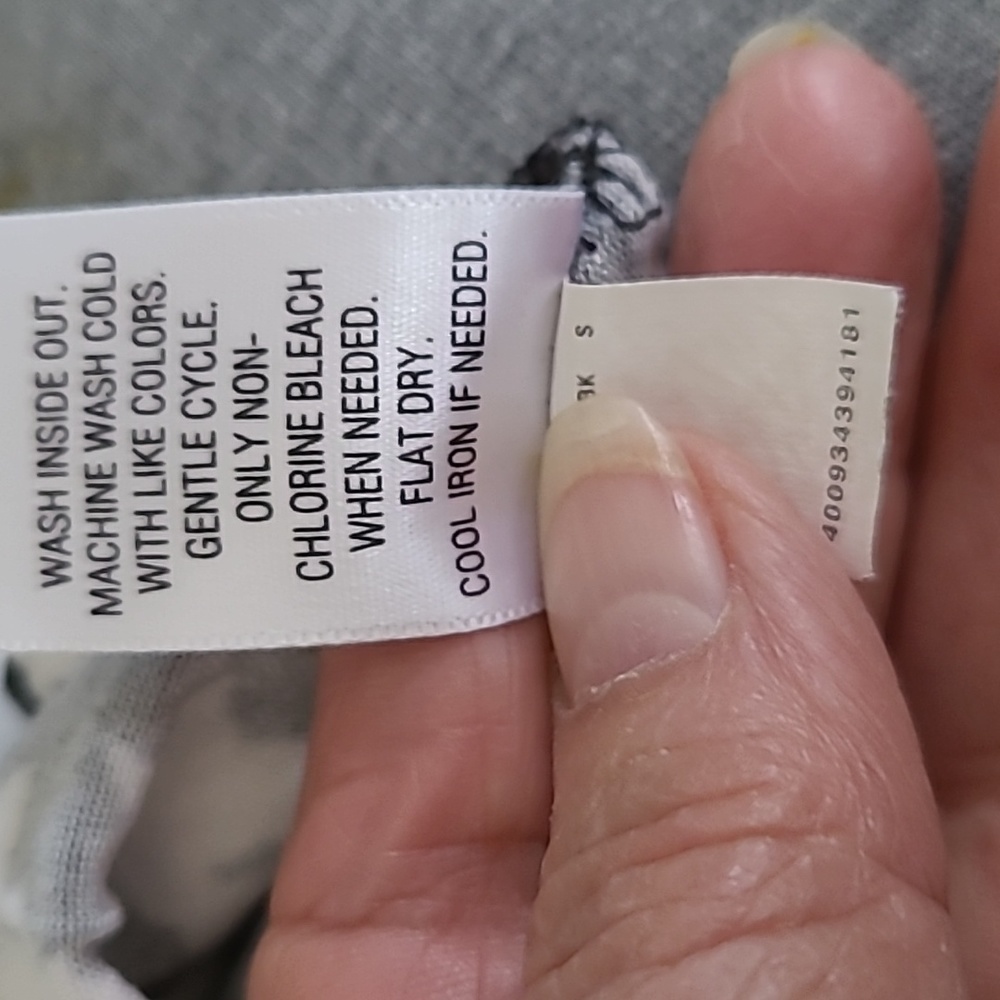 (3614)Croft&Barrow Size S., Black/White, Top, - Picture 8 of 8